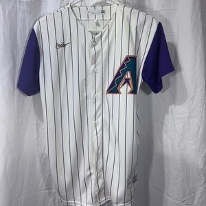 Youth Arizona Diamondbacks Randy Johnson Nike Cream Alternate Player Jersey